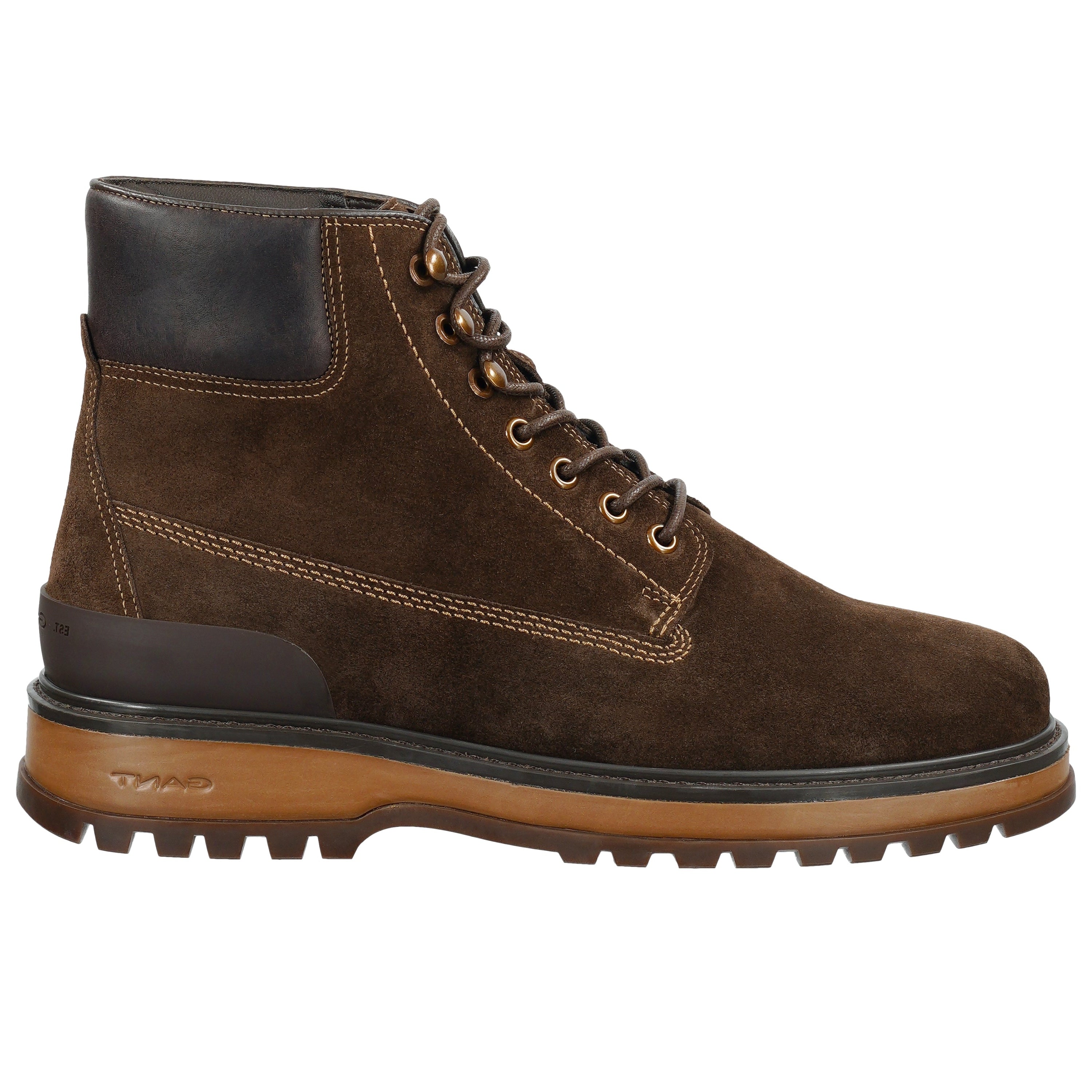 CLAFTON MID BOOT, DARK BROWN