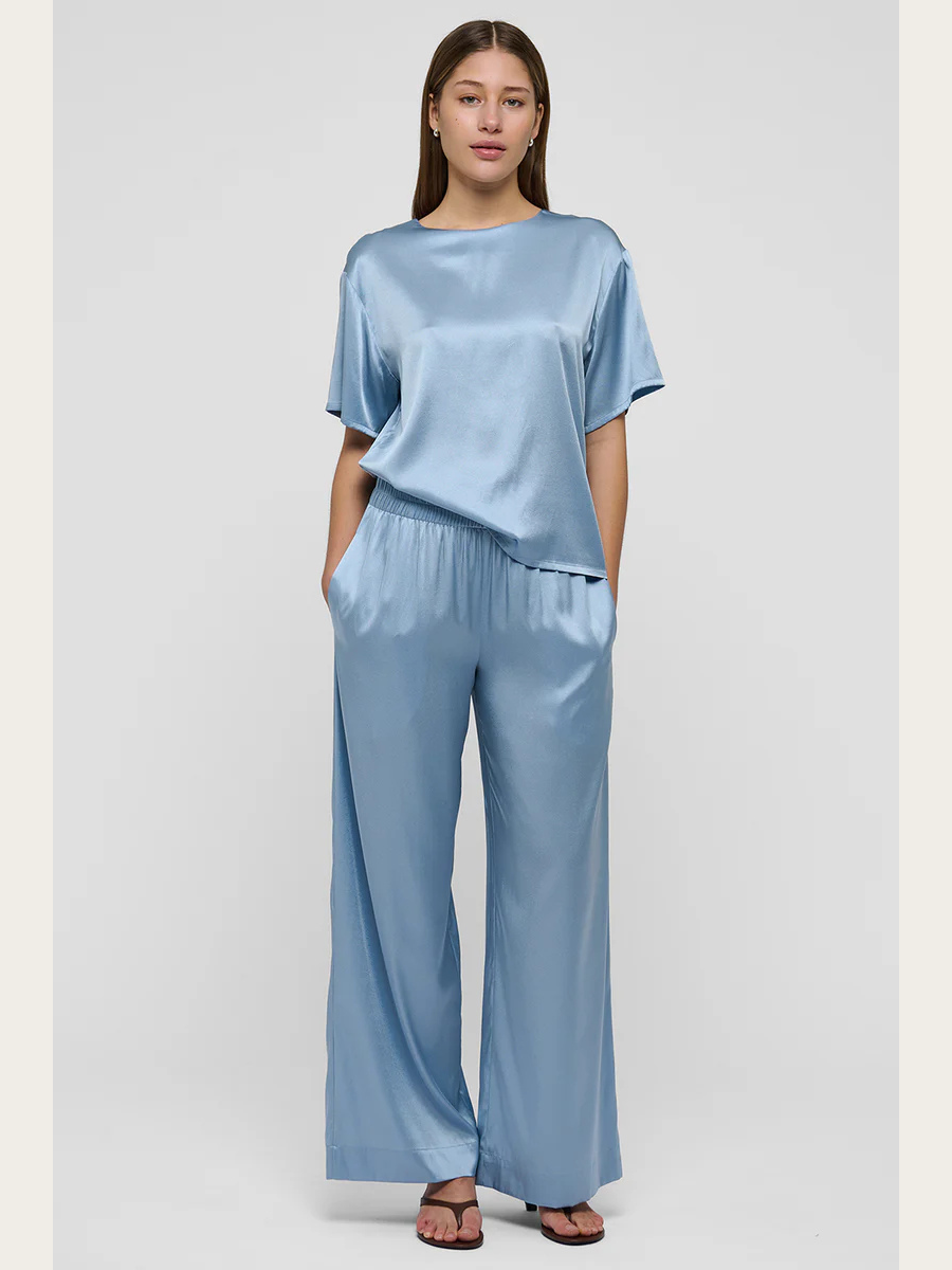 SOLANA OVERSIZE WOVEN T-SHIRT, SKYWAY