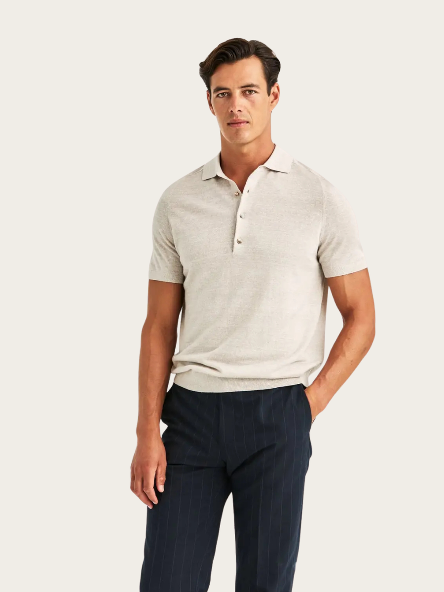 COLIN SS POLO SHIRT, KHAKI
