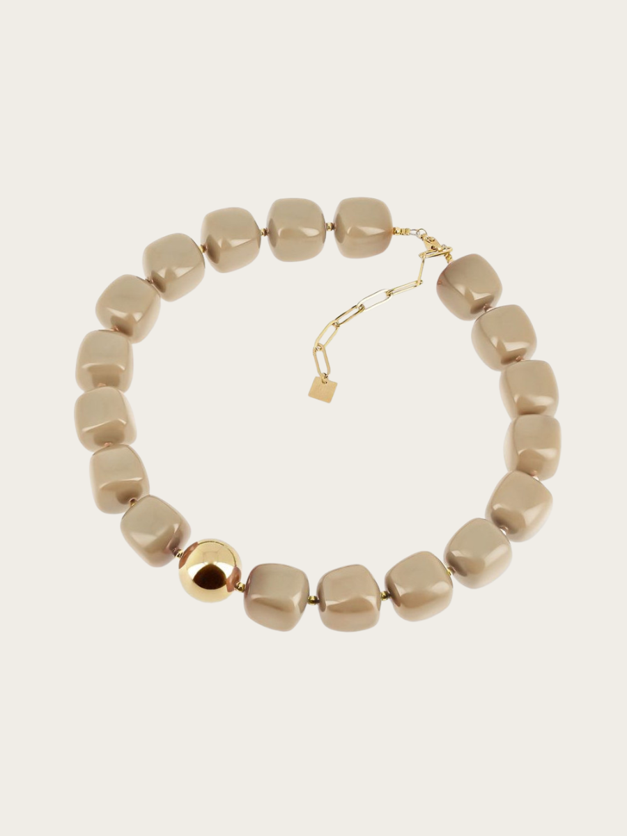LAIOS NECKLACE, CAFFEE LATTE