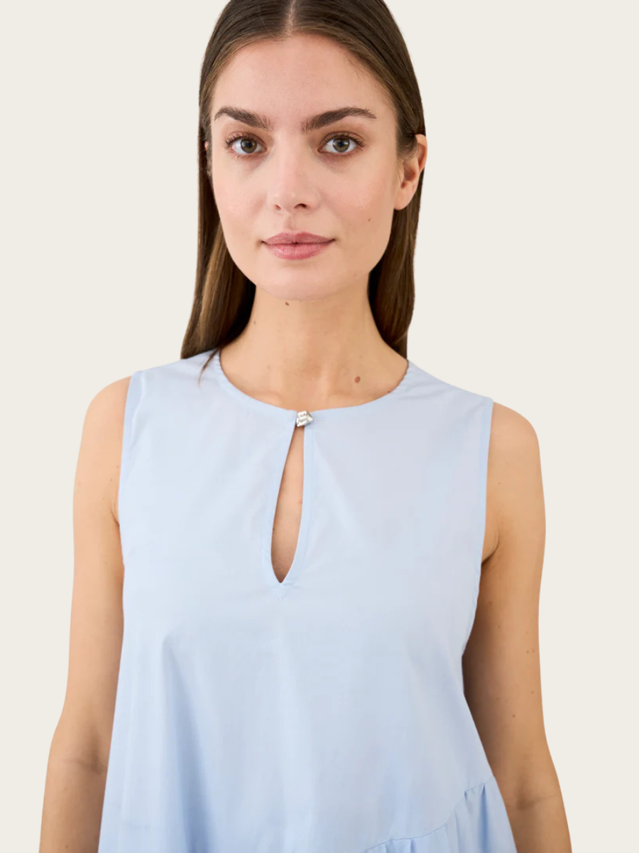 DAHLIA LONG DRESS, KENTUCKY BLUE