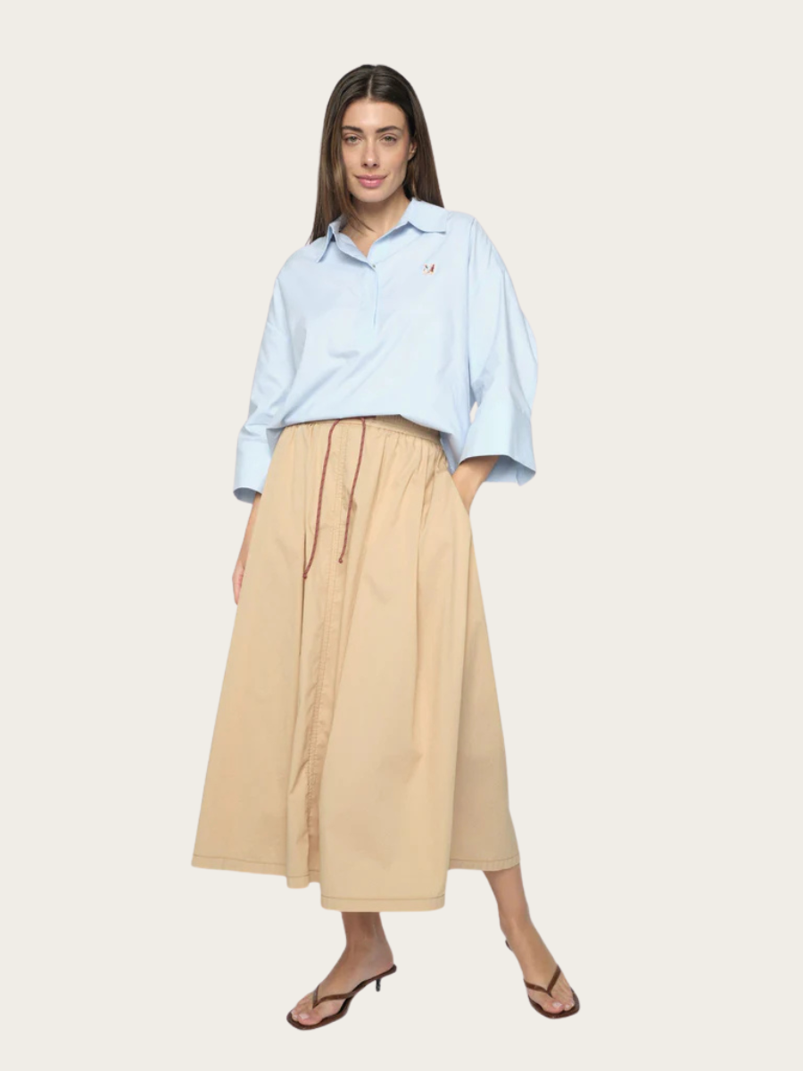 ADINE TIVO SKIRT, SESAME