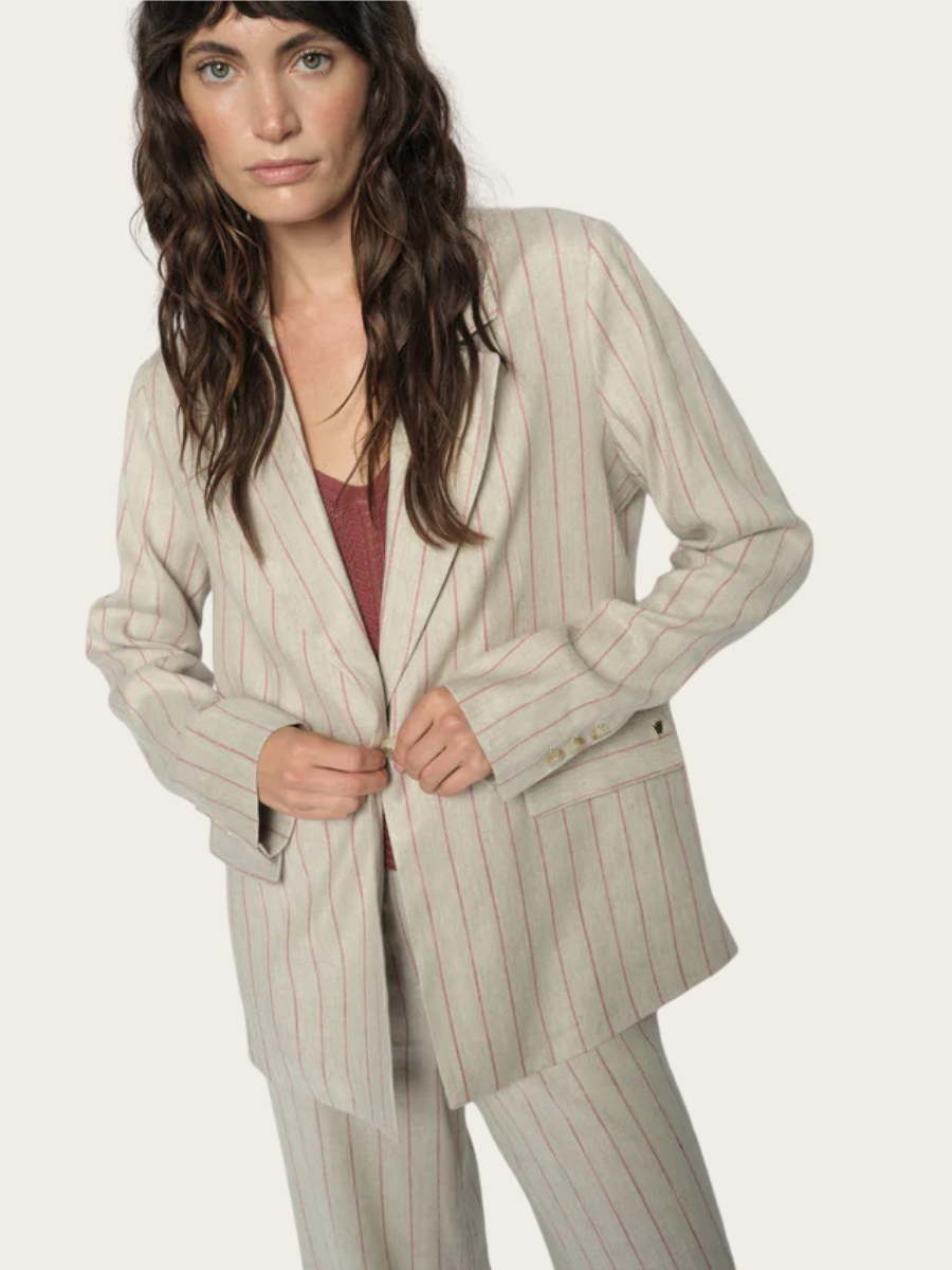 NANCY MIRIAM BLAZER, COWHIDE