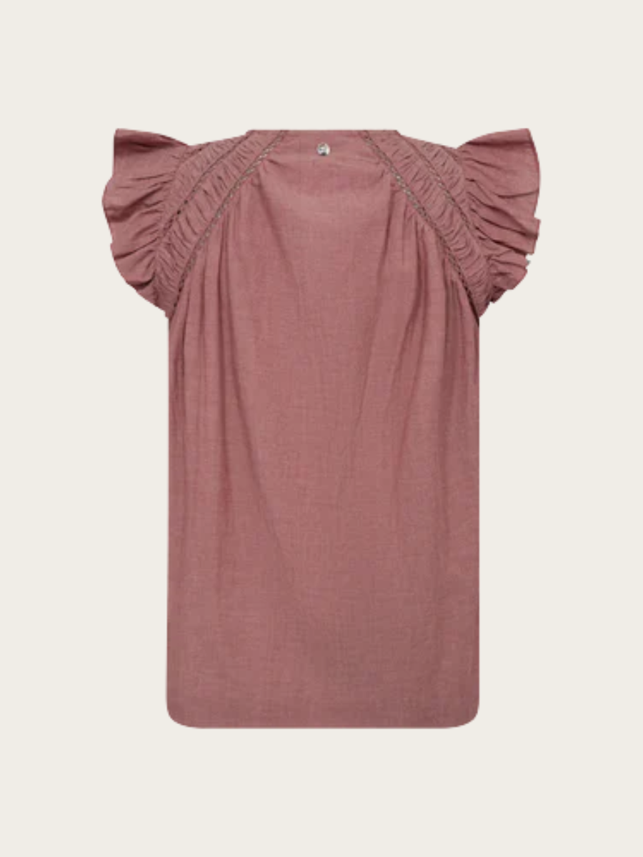 WODA IZHA BLOUSE, COWHIDE