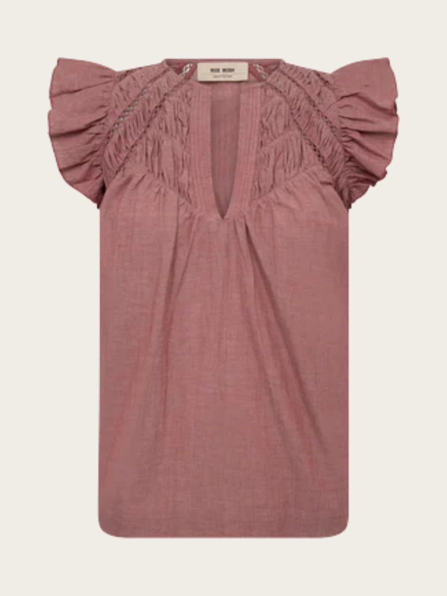 WODA IZHA BLOUSE, COWHIDE