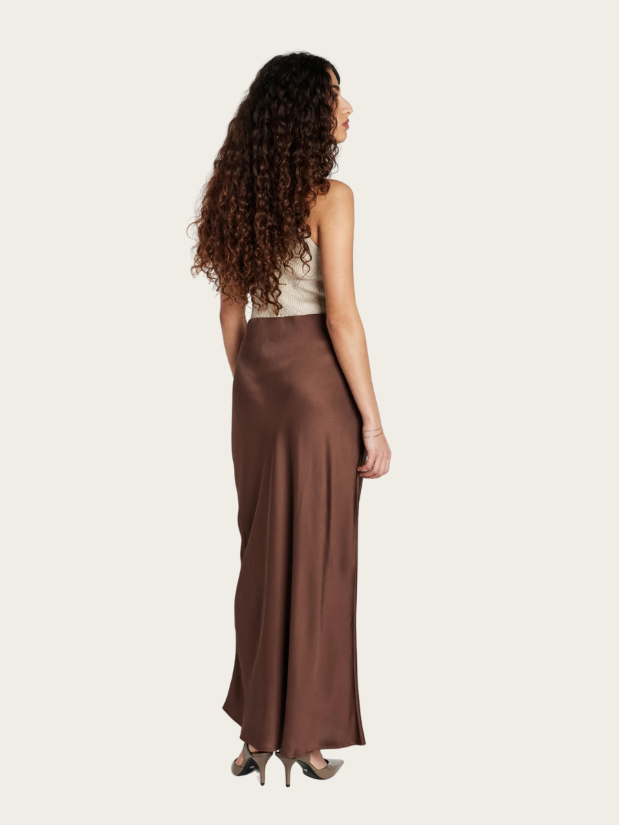 KORTHALSIA JOANELLE SKIRT, CHESTNUT