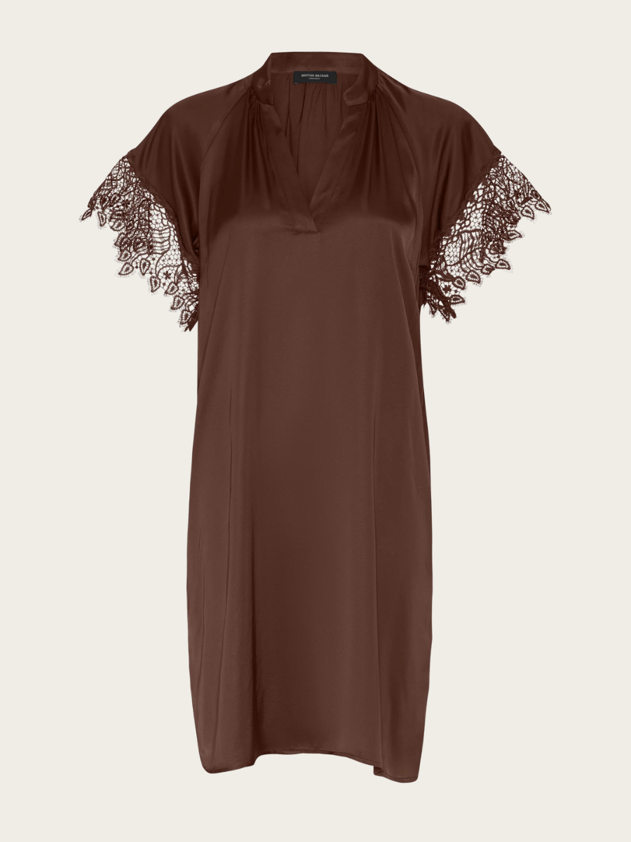 KORTHALSIA WENNY DRESS, CHESTNUT