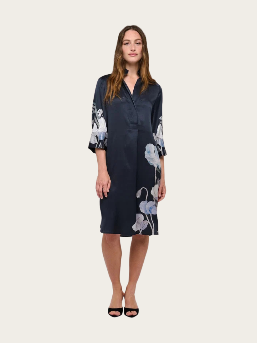 KAMILLES SHIRT DRESS, REVERIE MIDNIGHT