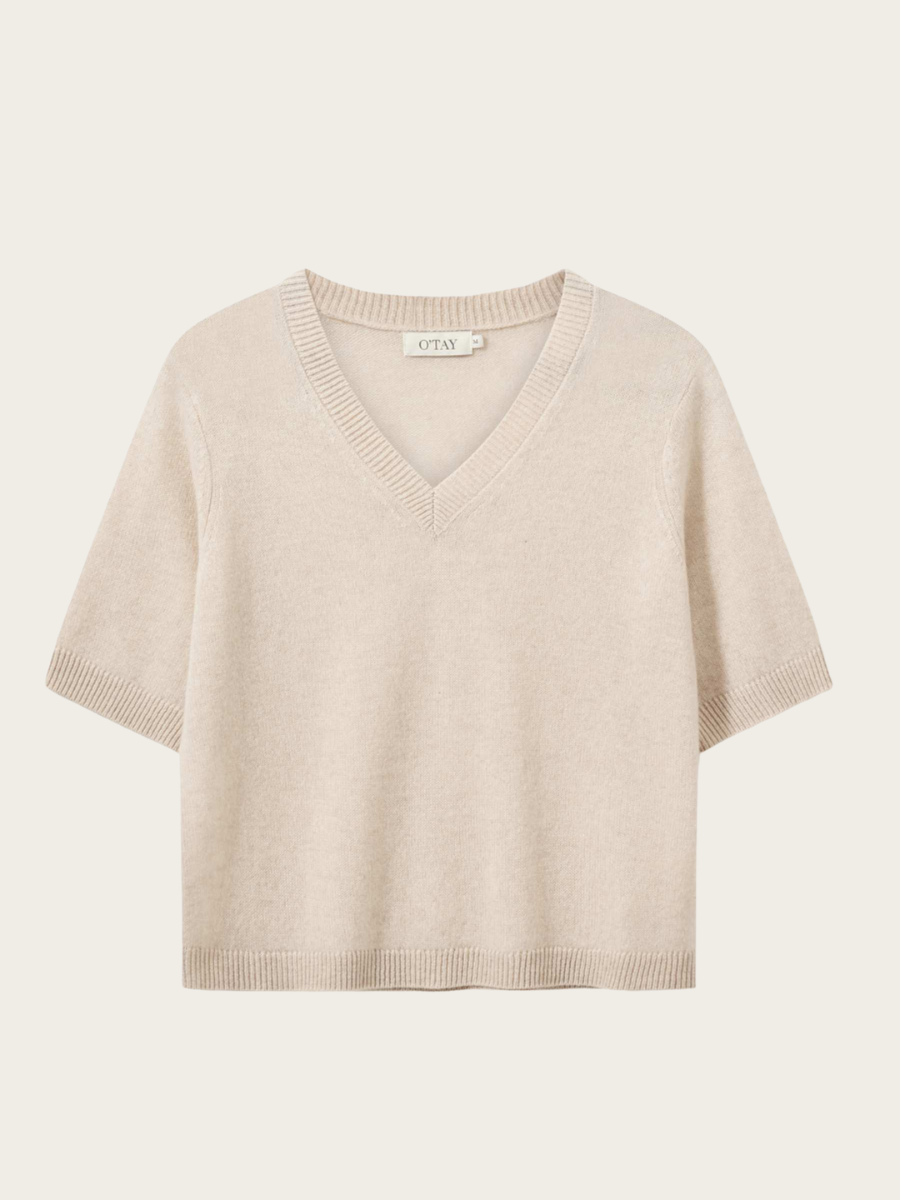 RIVA T-SHIRT, WARM BEIGE