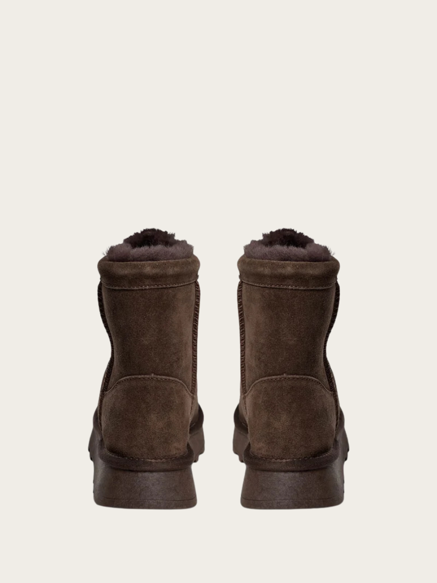 DRISE TEDDY BOOT, DARK BROWN