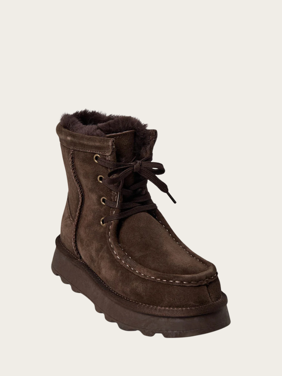 DRISE TEDDY BOOT, DARK BROWN