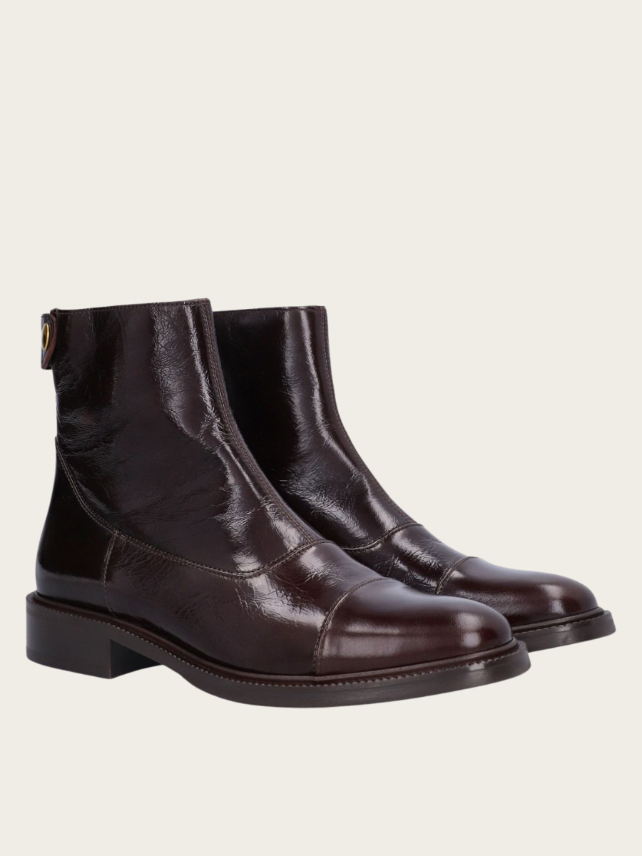 MOGANO NAPLACK BOOT, BURGUNDY