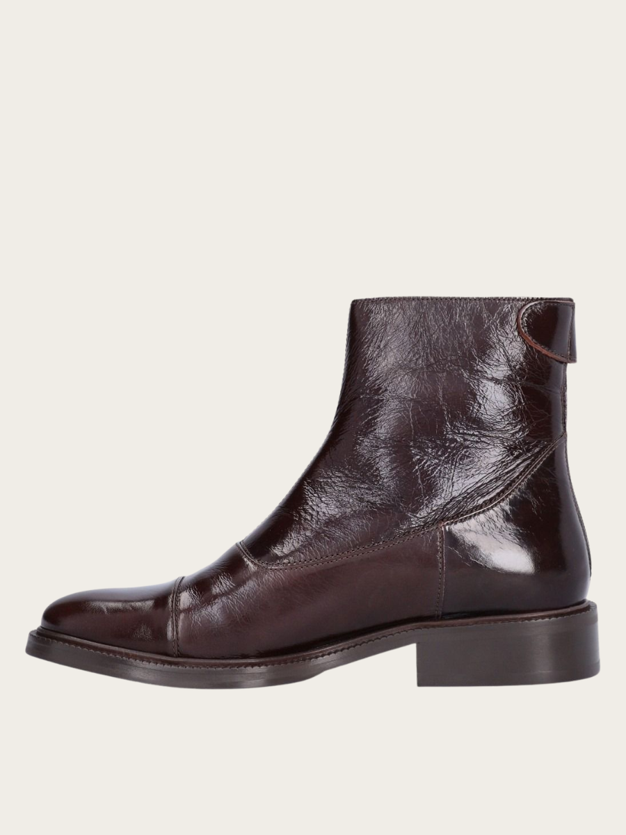 MOGANO NAPLACK BOOT, BURGUNDY