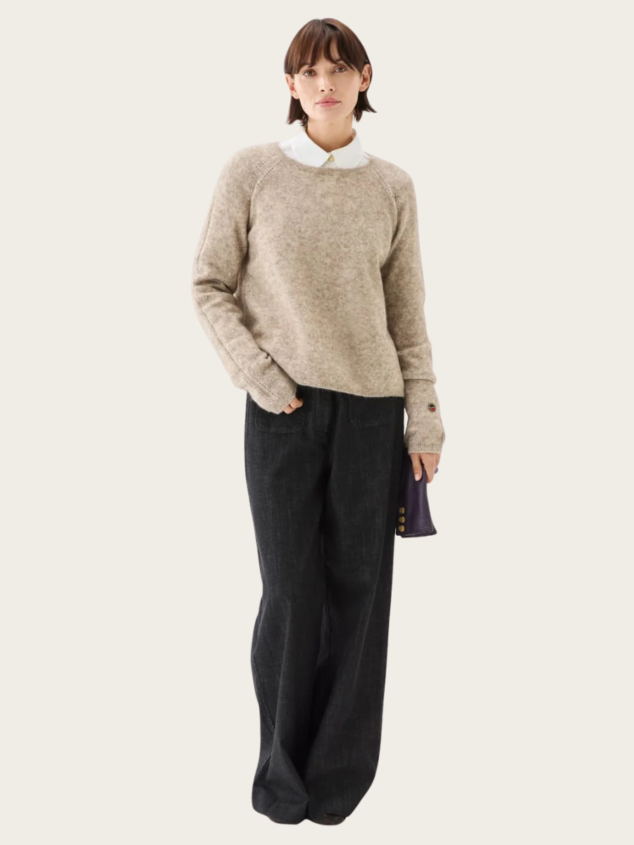 VIOLA SWEATER, MELE MELANGE