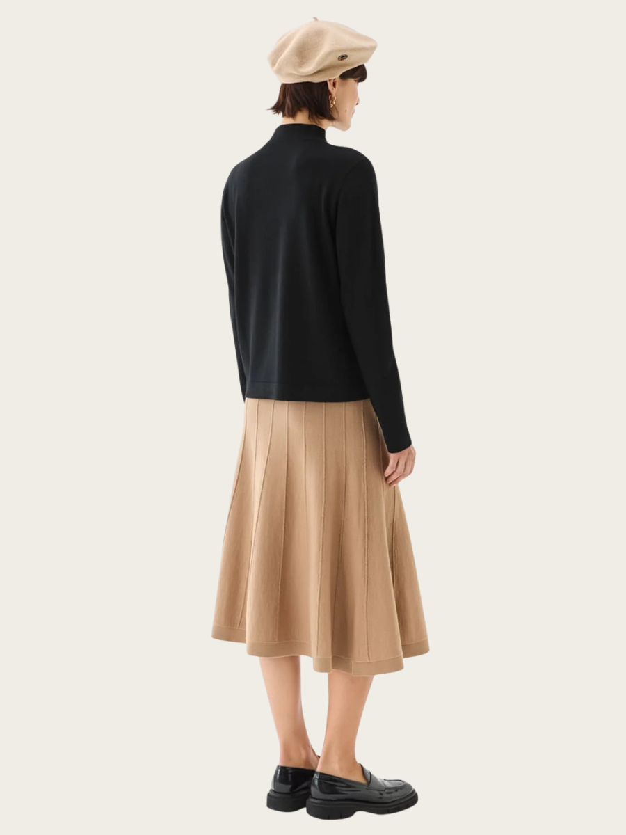 ODETTE TURTLENECK, BLACK