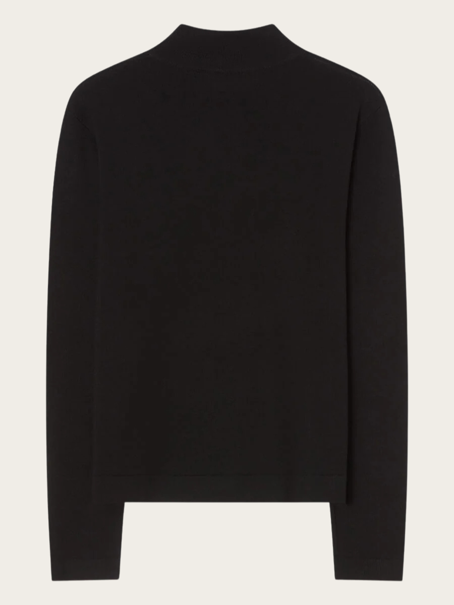 ODETTE TURTLENECK, BLACK