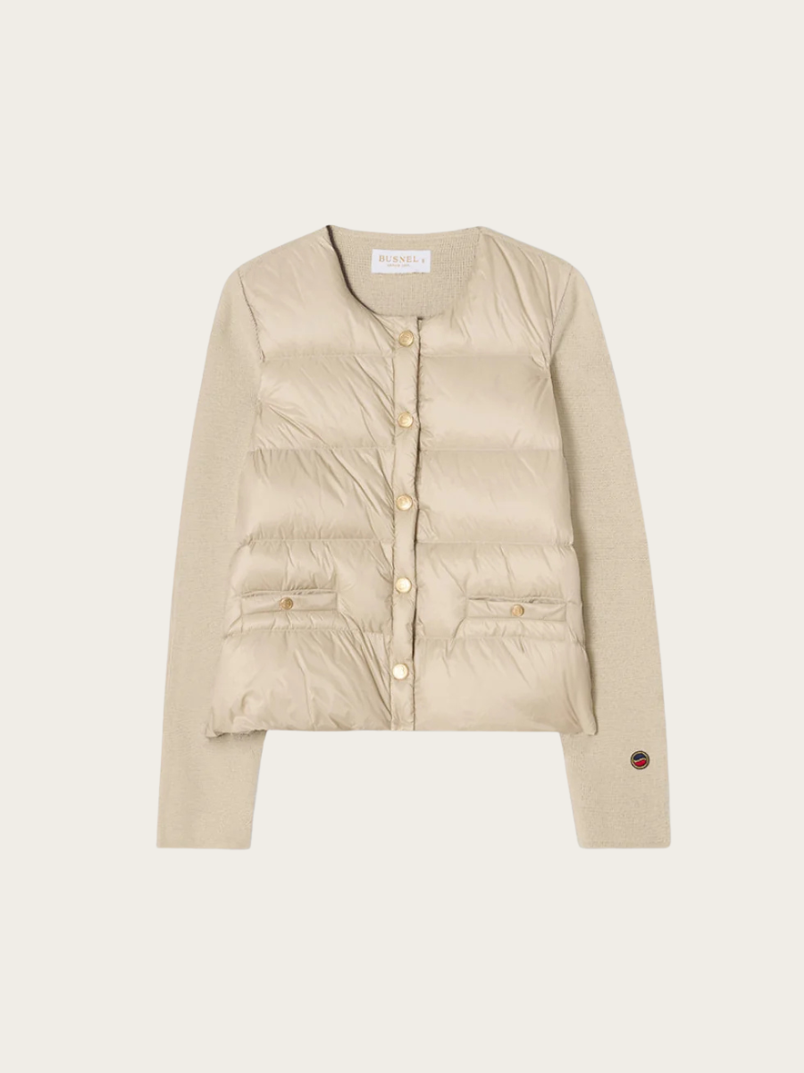 IVA DOWN JACKET, LIGHT BEIGE