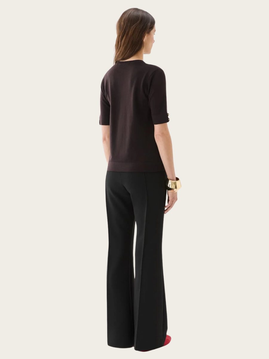 LUCCA MERINO T-SHIRT, BROWN