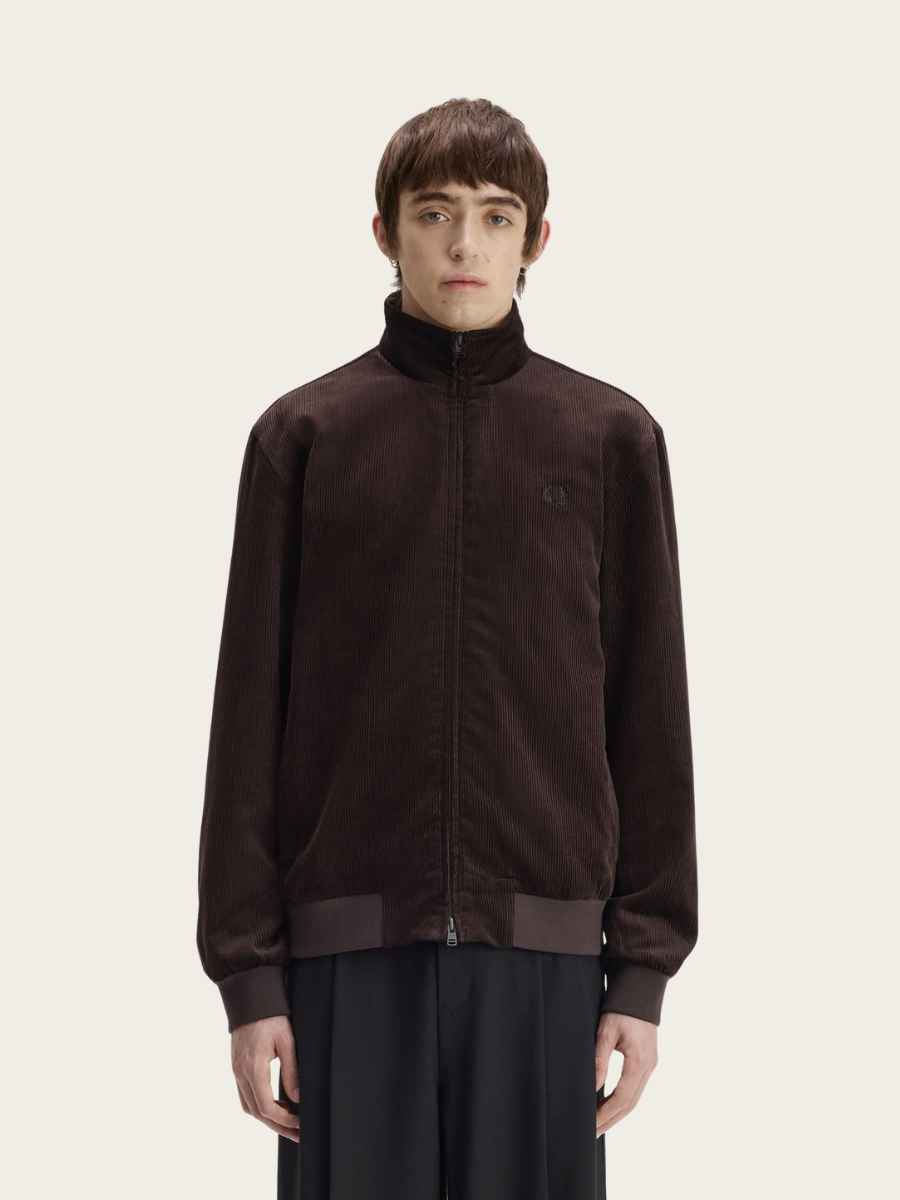 CORD BRENTHAM JACKET, RICH BROWN