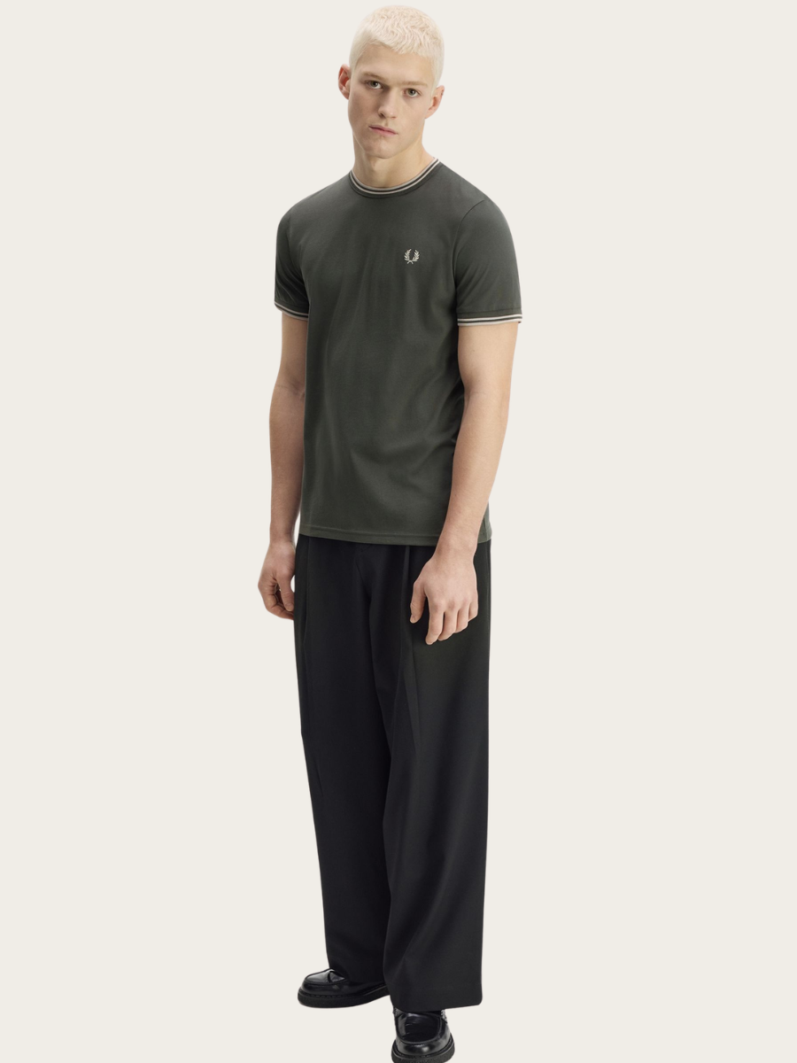 TWIN TIPPED T-SHIRT, GREEN