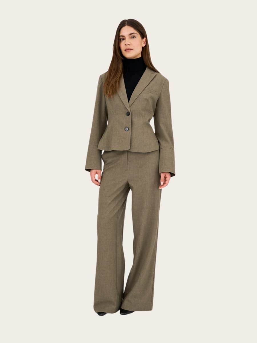 ELINA ASTA FRENCH PANT, SHADOW GREEN