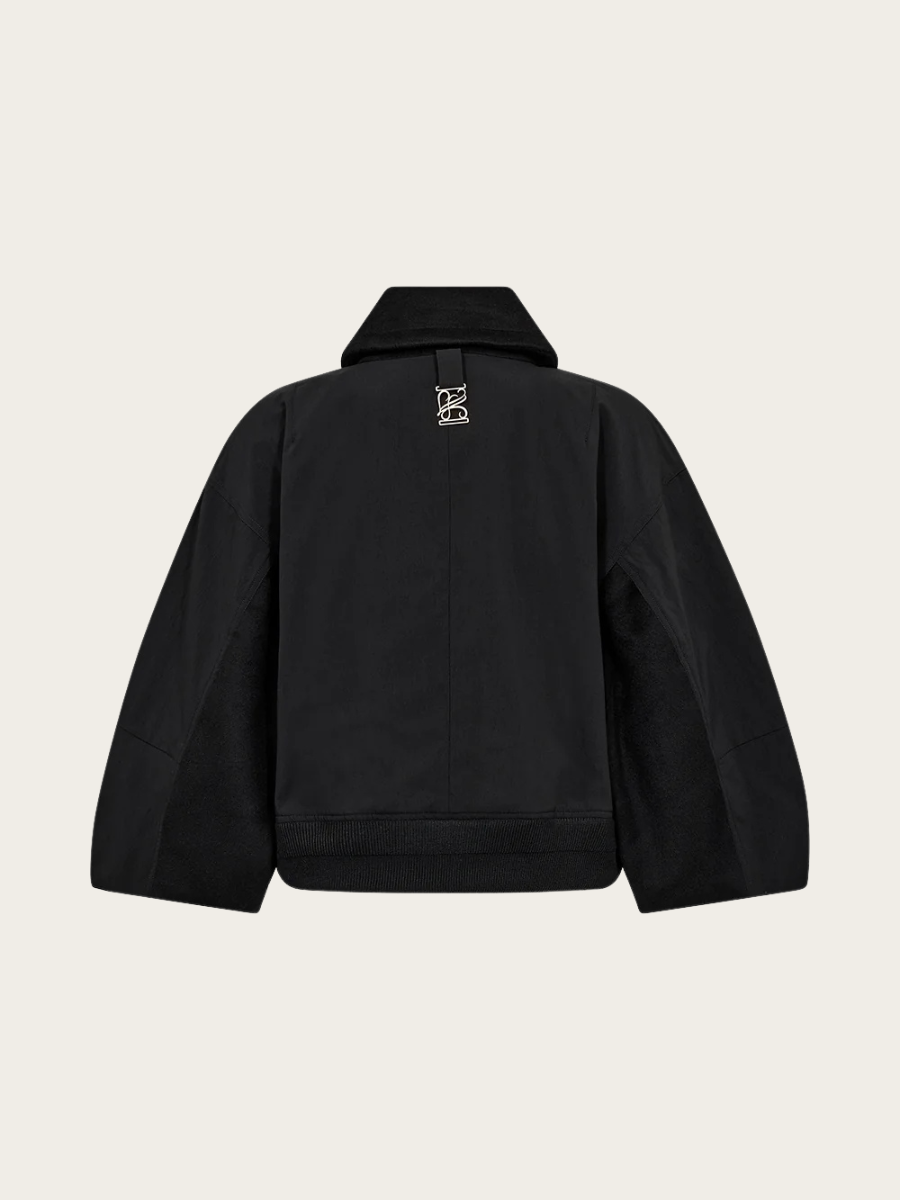 TANIA SHORT JACKET, BLACK