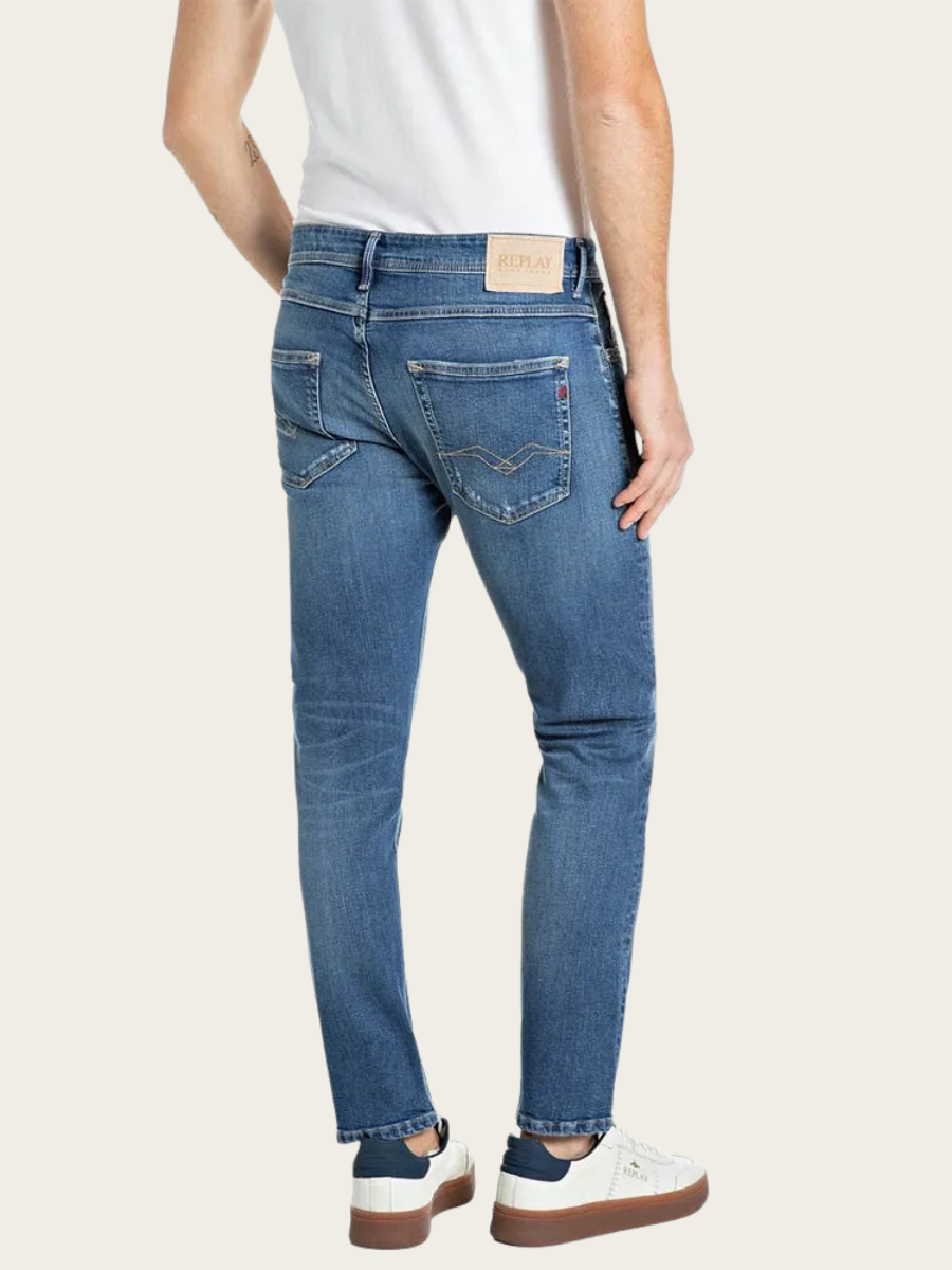 WILLBI BROKEN & REPAIRED JEANS, DENIM