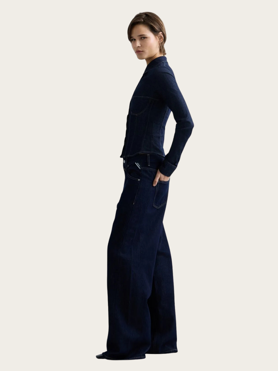 NARJA BAGGY JEANS, DARK DENIM