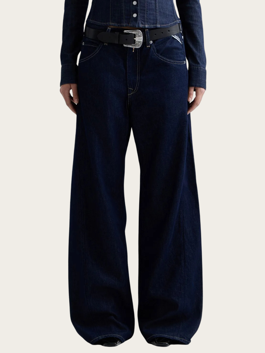 NARJA BAGGY JEANS, DARK DENIM