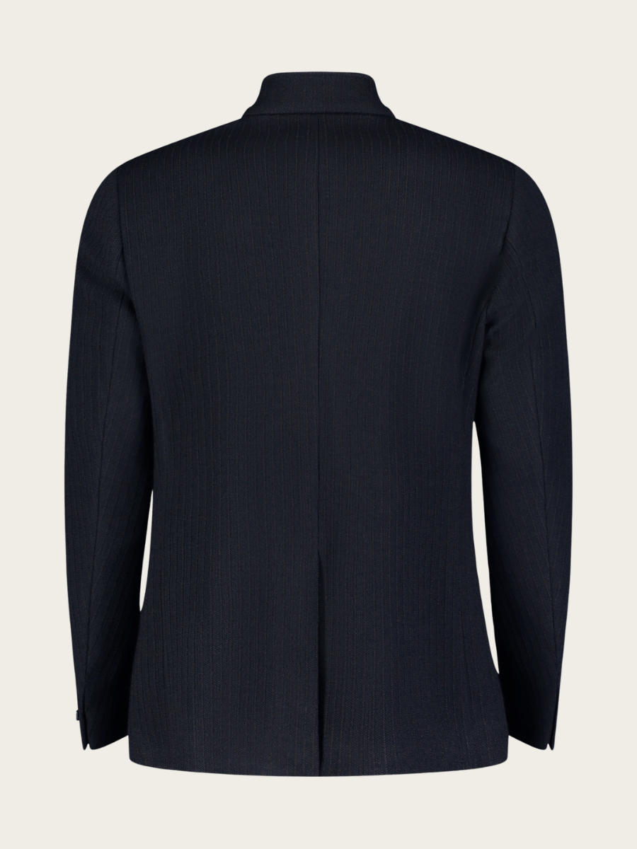 JERSEY BLAZER JACKET, NAVY