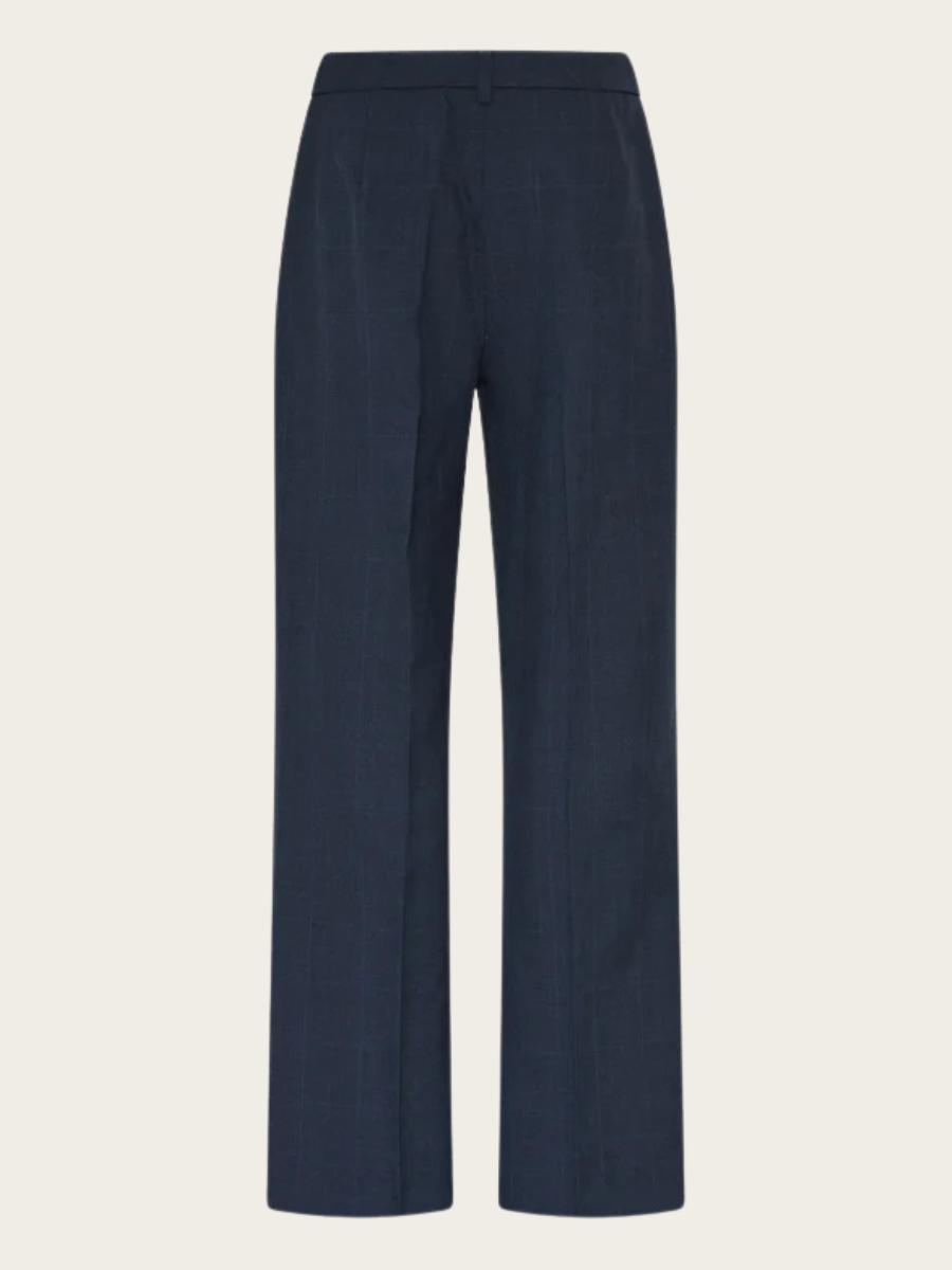 KERRIO ELEZA PANTS, DEEP GREY BLUE