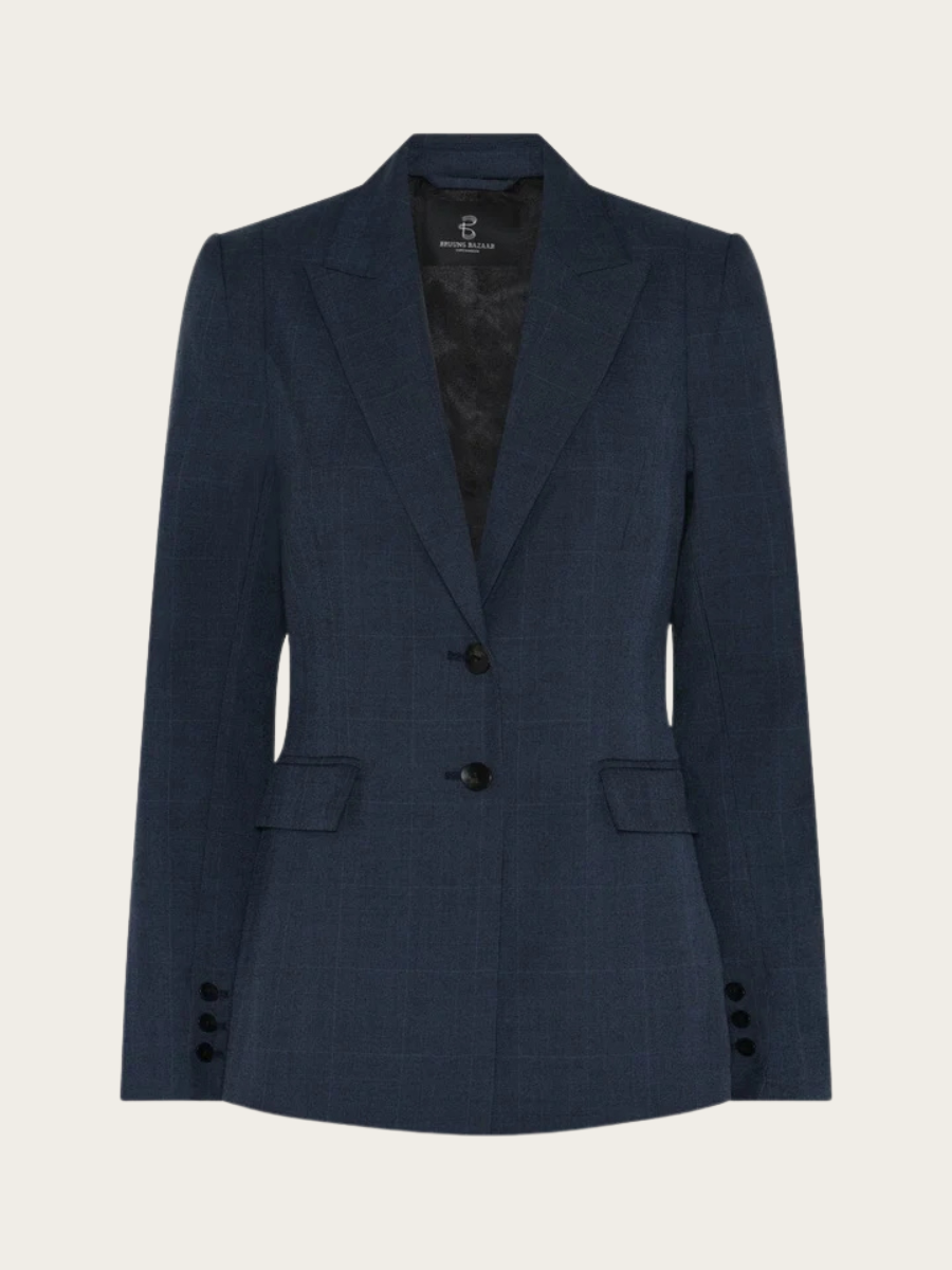 KERRIO SORA BLAZER, DEEP GREY BLUE