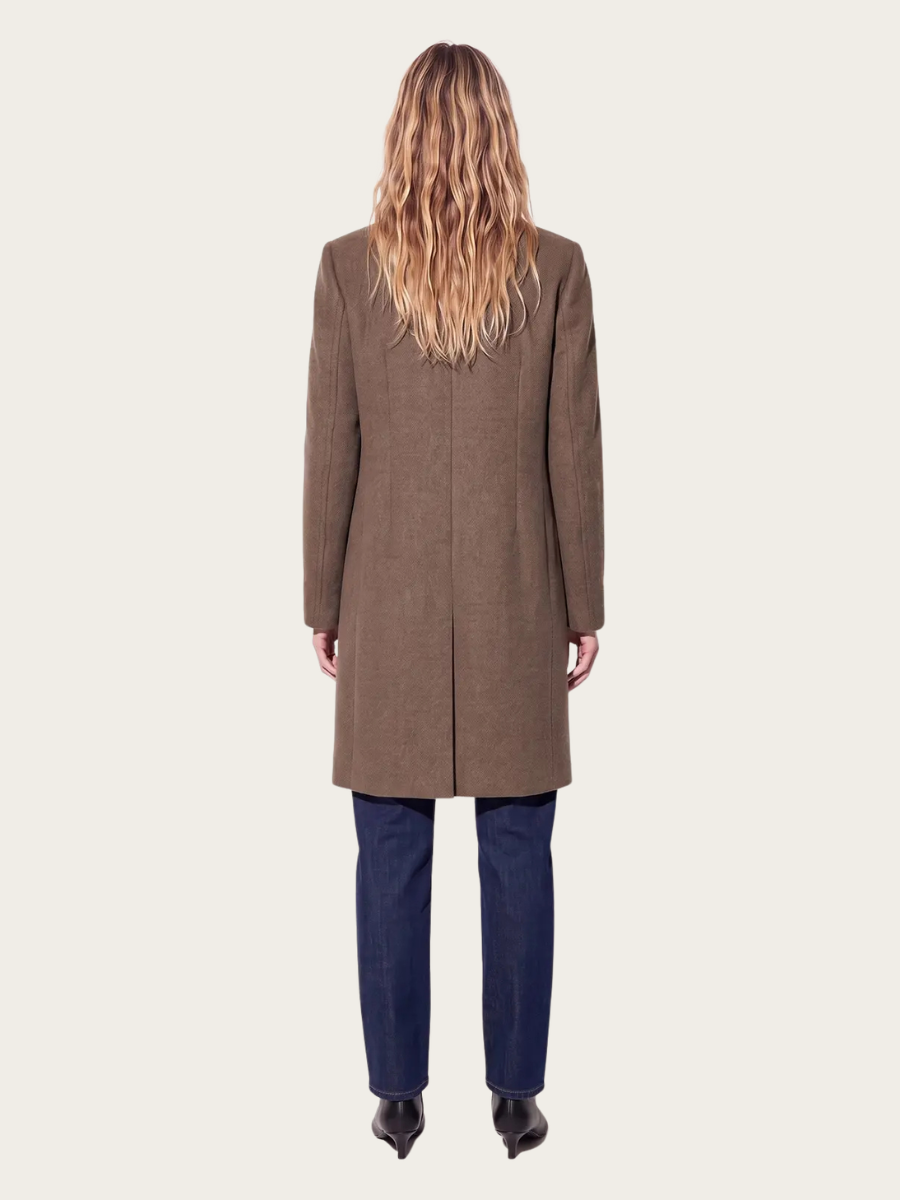 HELENA COAT, MOLE BROWN