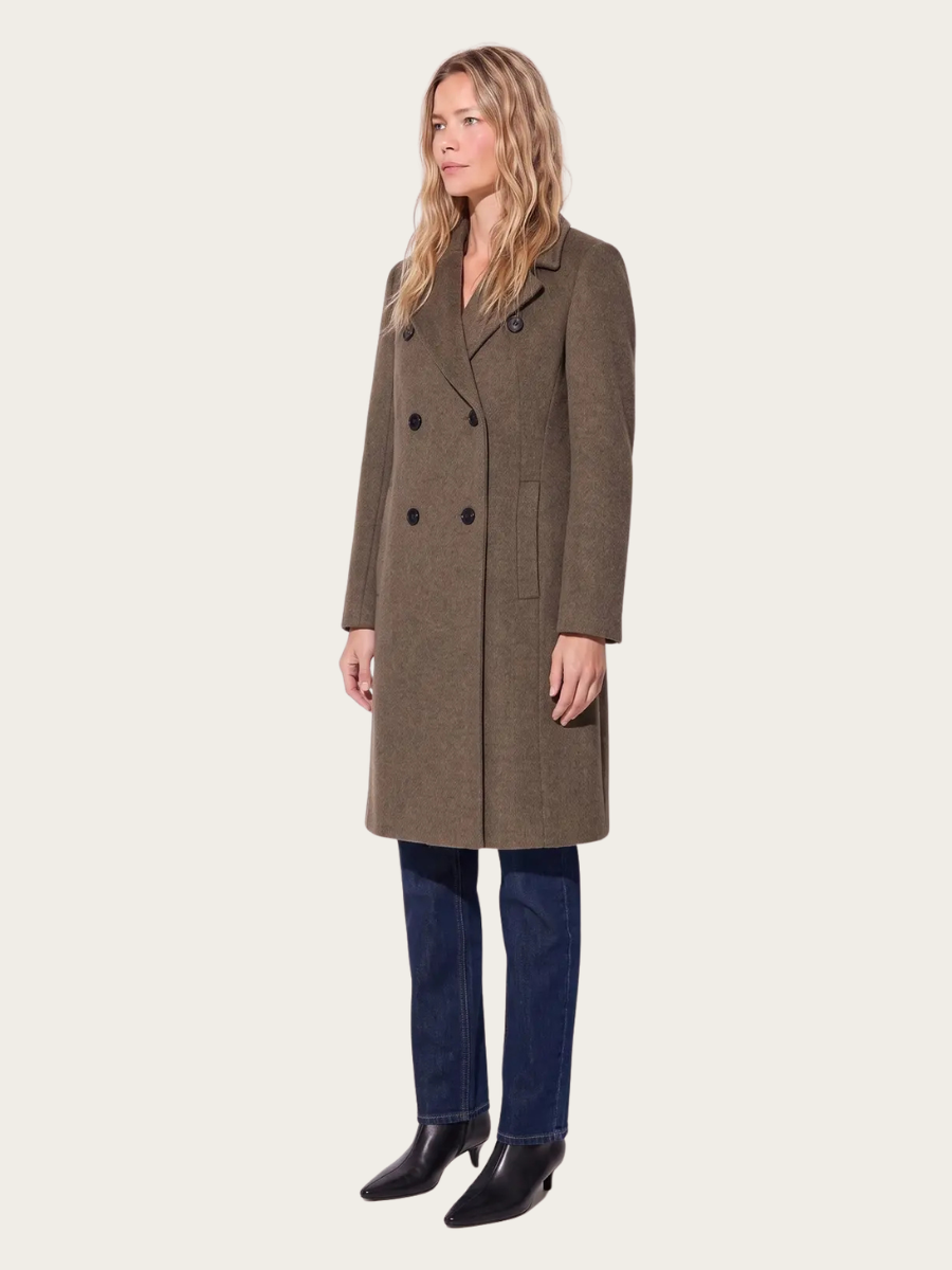 HELENA COAT, MOLE BROWN