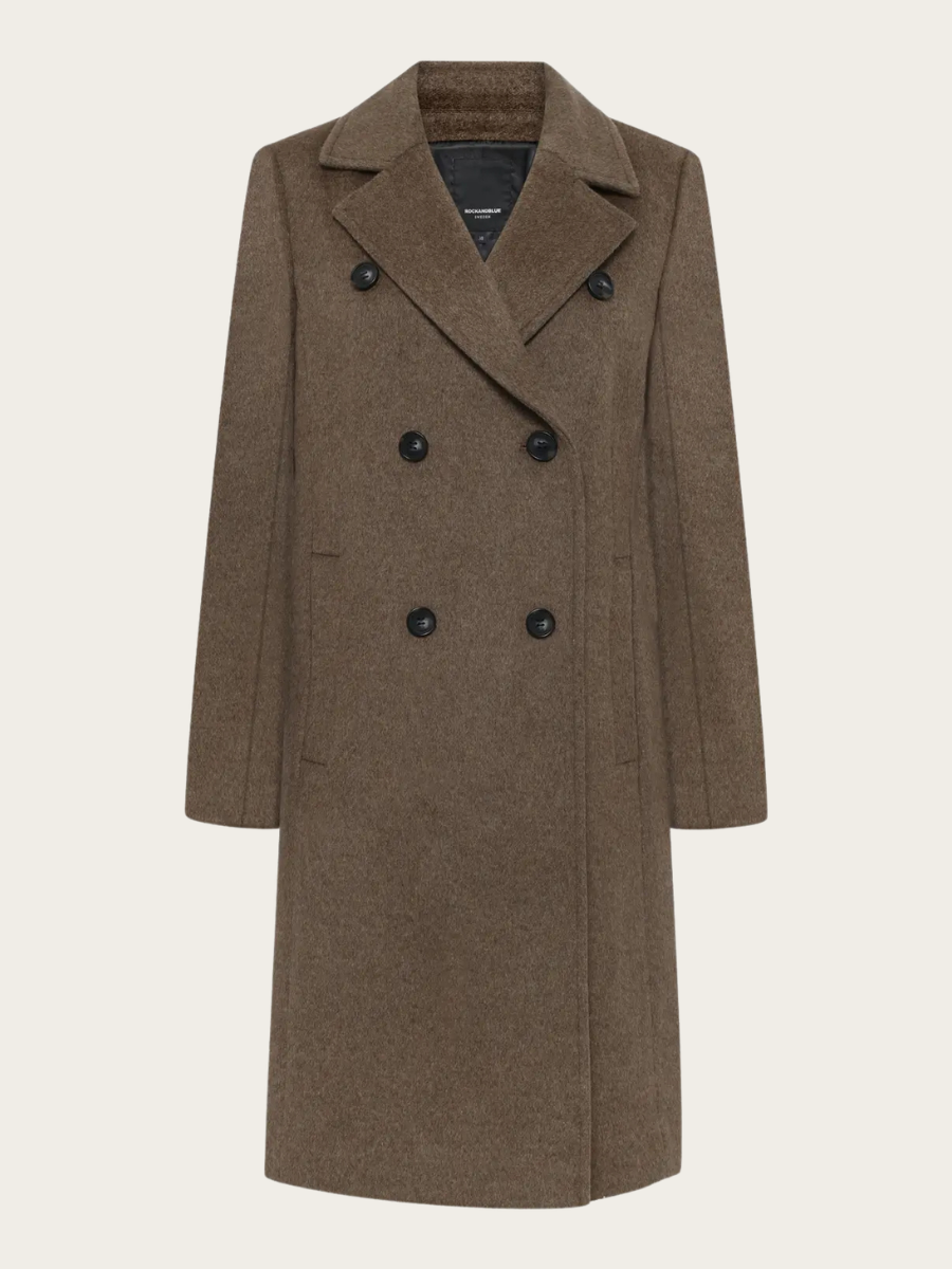 HELENA COAT, MOLE BROWN