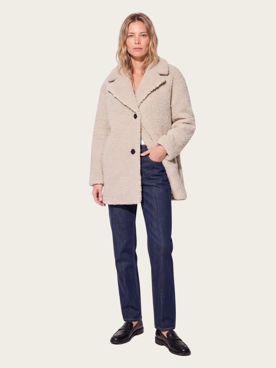 VERA COAT, IVORY BEIGE