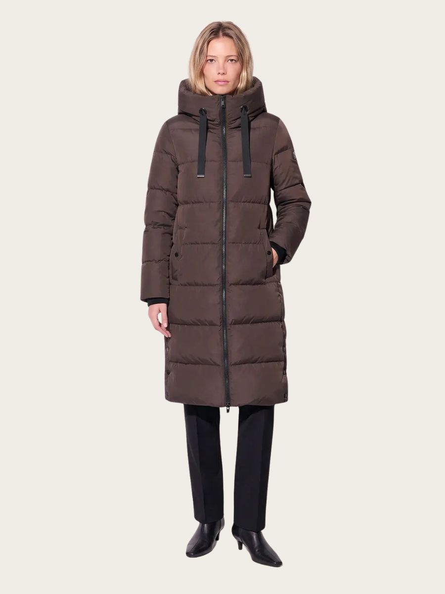 CAMILA COAT, COFFEE BROWN