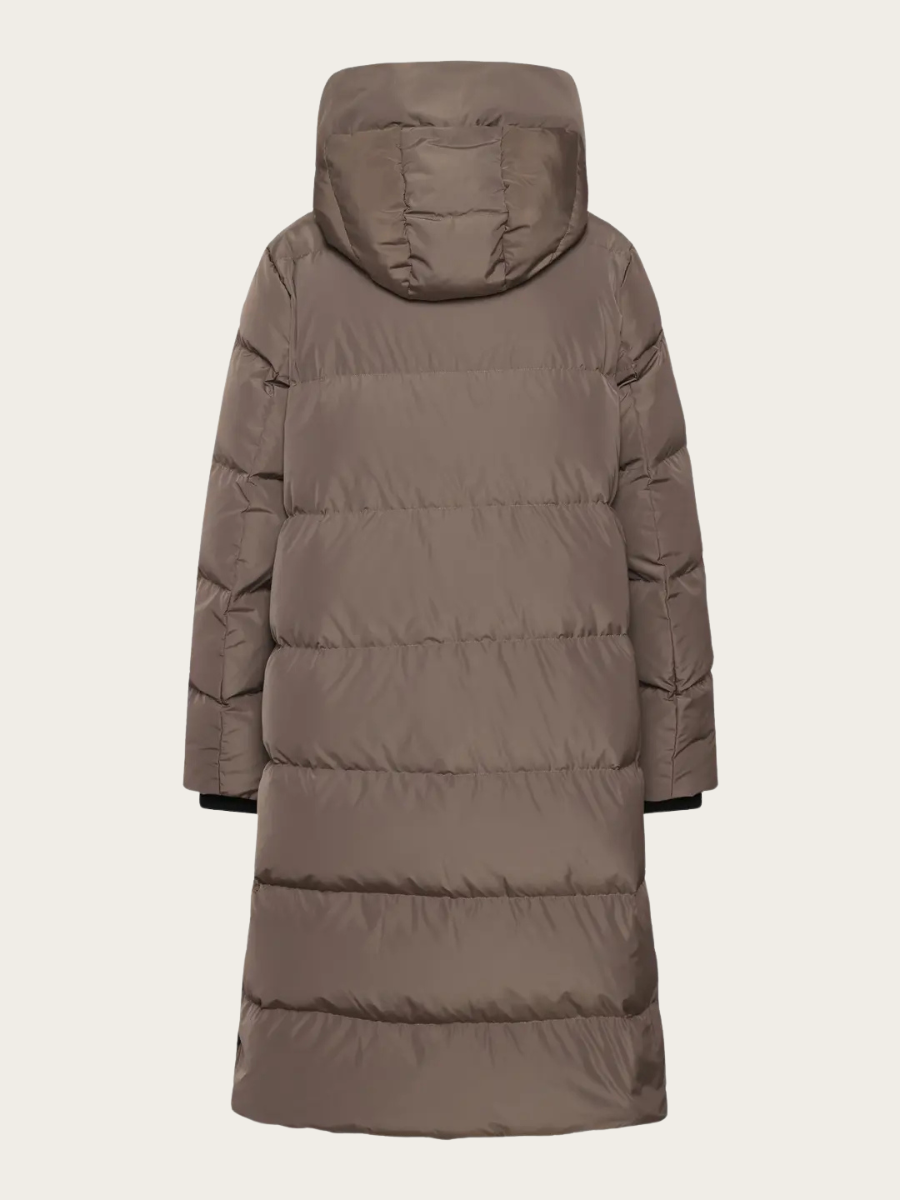 CAMILA COAT, MOLE BROWN