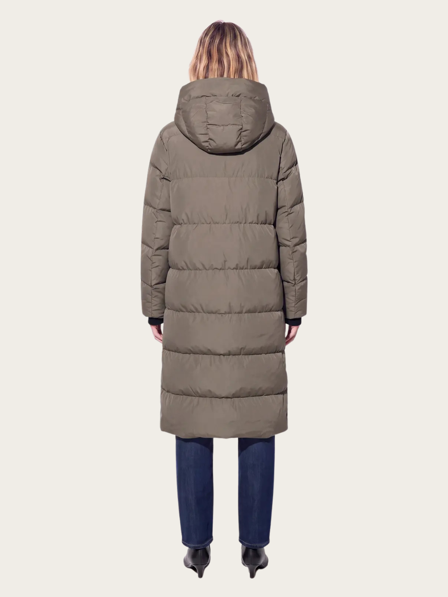 CAMILA COAT, MOLE BROWN