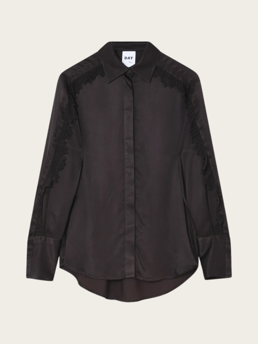 MOLA SILKY TOUCH SHIRT, GANACHE