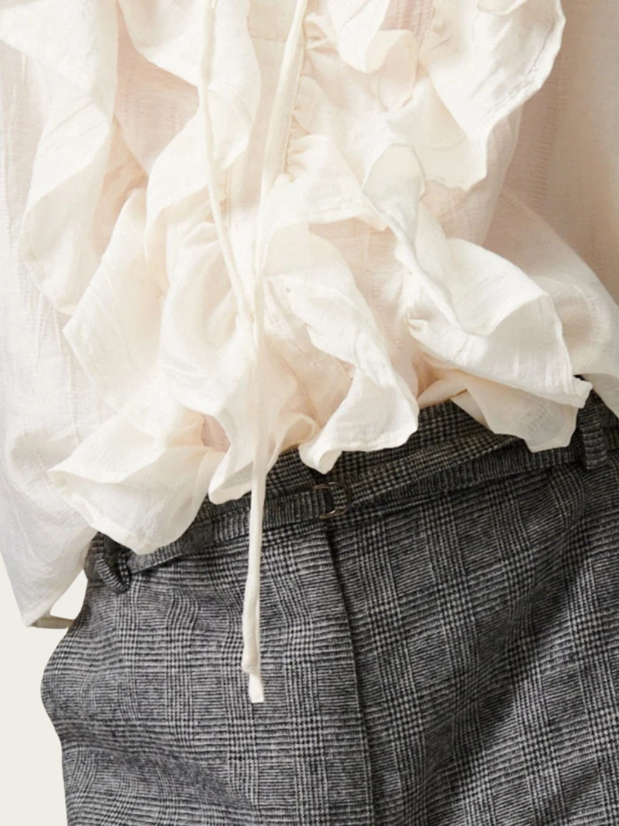 FREY TENCILLY BLOUSE, JET STREAM