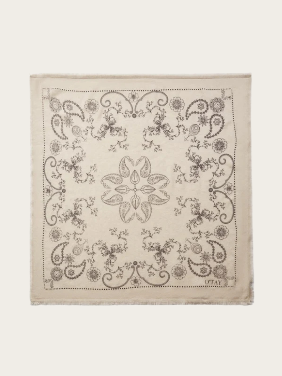 AUDREY SCARF, WARM BEIGE