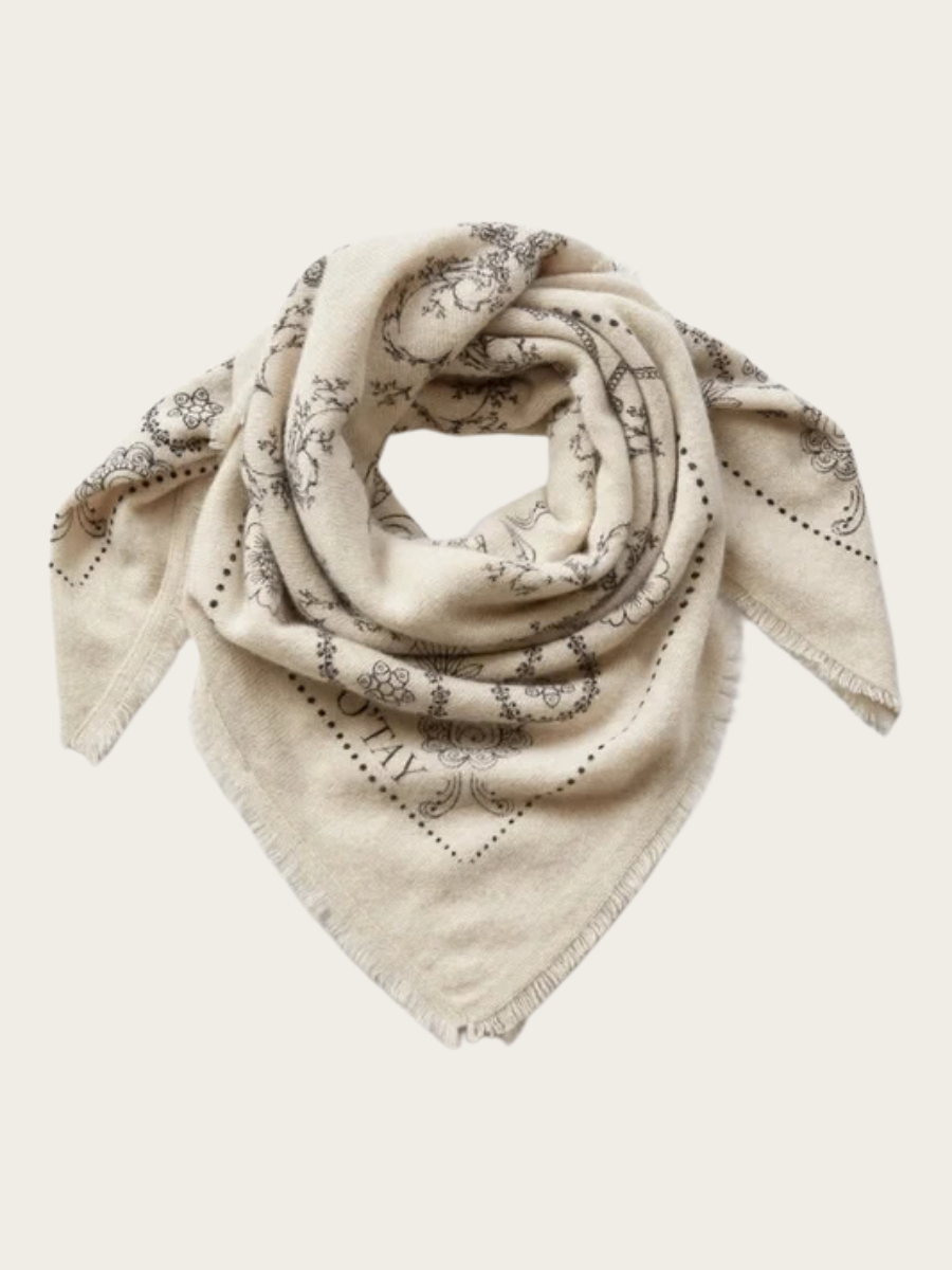 AUDREY SCARF, WARM BEIGE