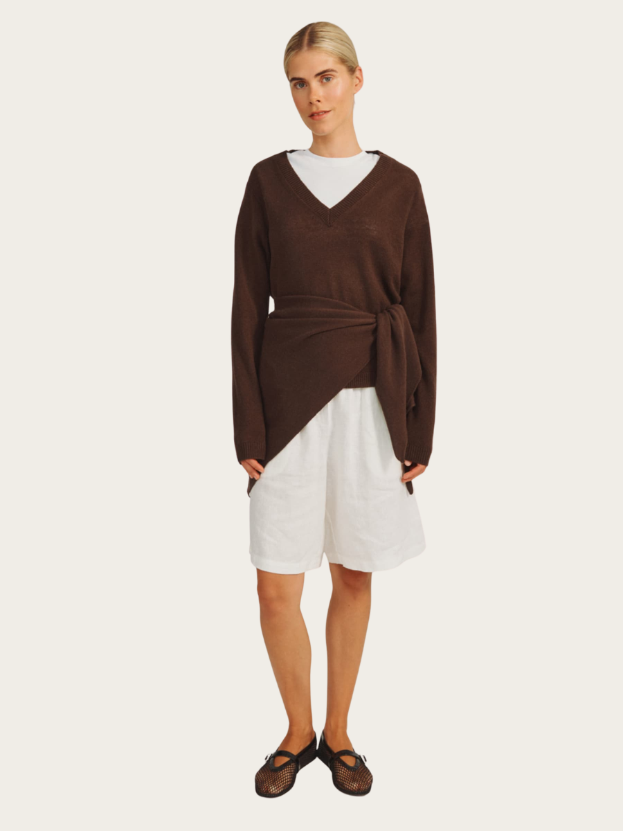 OBI SCARF, ESPRESSO
