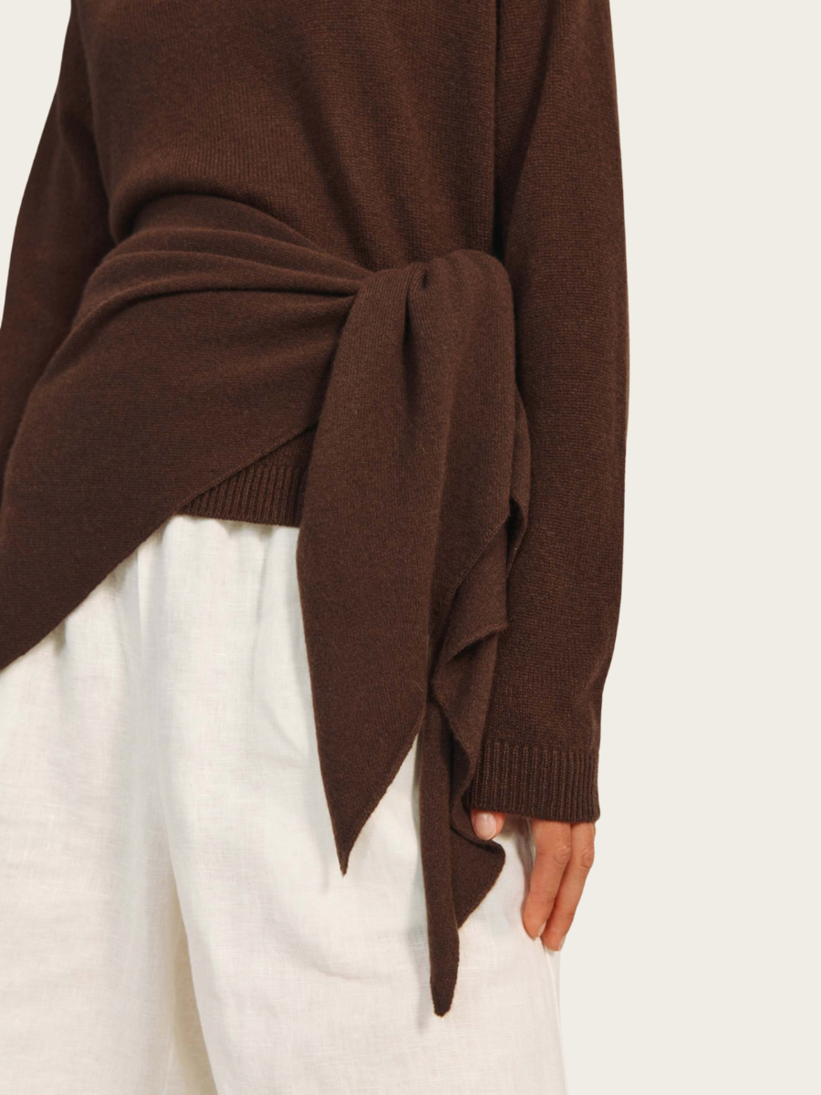 OBI SCARF, ESPRESSO