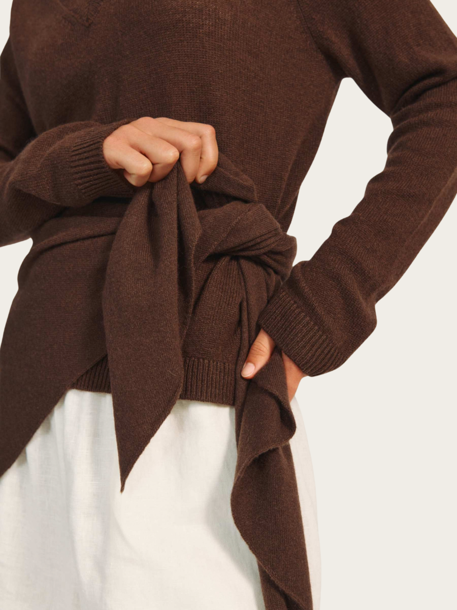 OBI SCARF, ESPRESSO