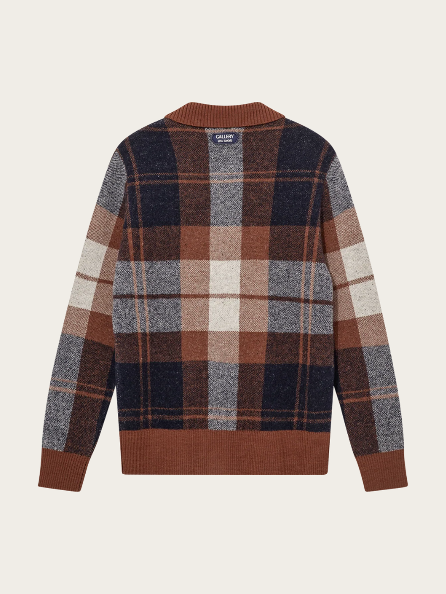 WANDO CARDIGAN KNIT, COCOA BROWN