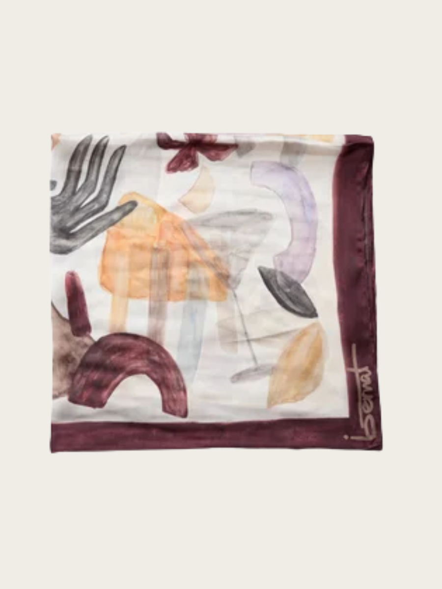 SUZINA BERNAT SCARF, ECRU