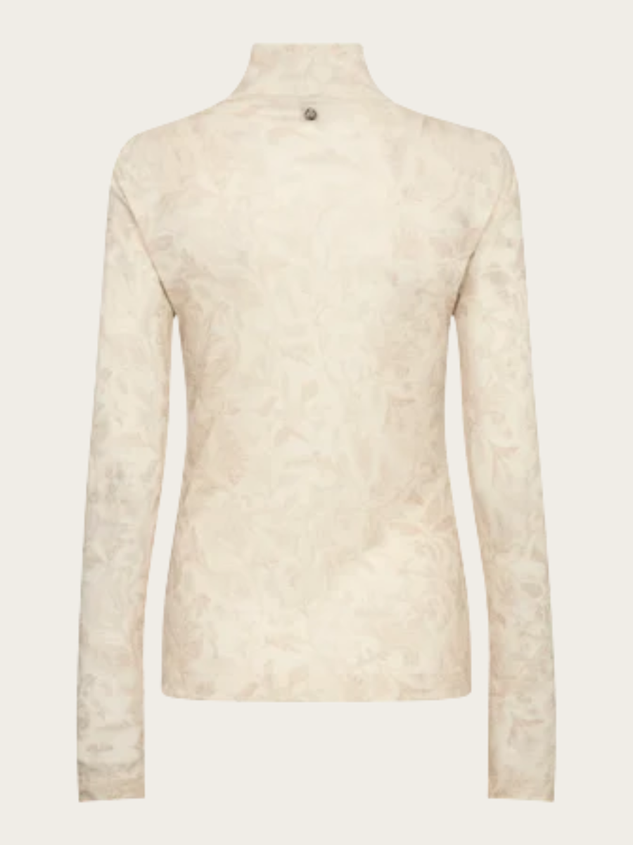 XINNA FLEUR TURTLENECK, OXFORD TAN