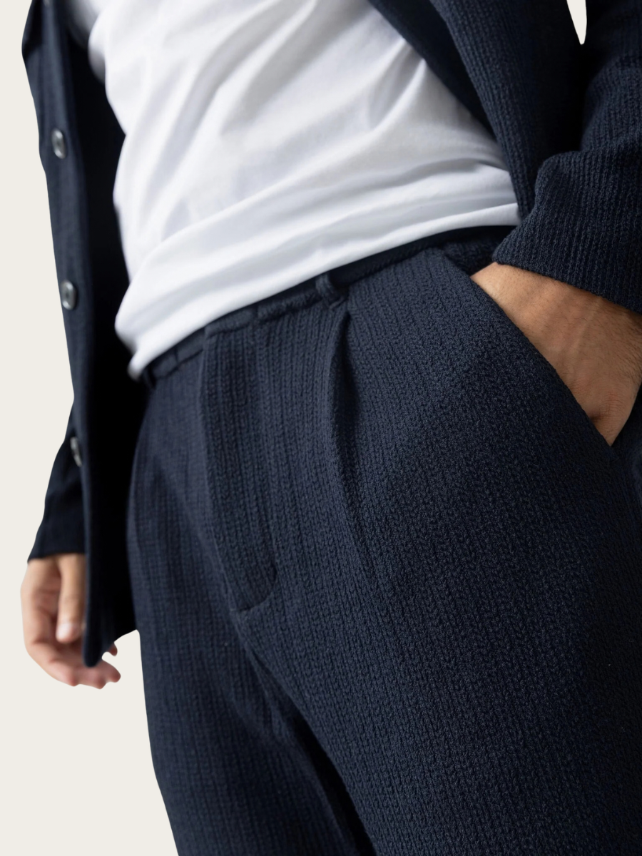 BALDO PORRO PANTS, NAVY